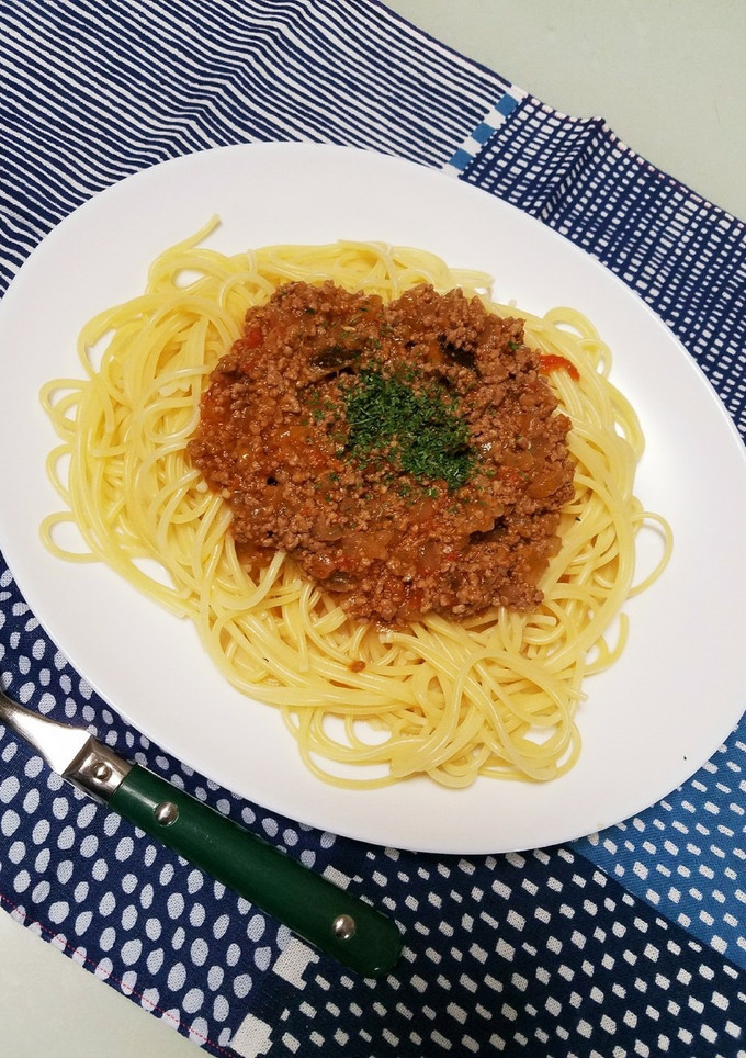 簡単にミートソース作りましょう-レシピのメイン写真