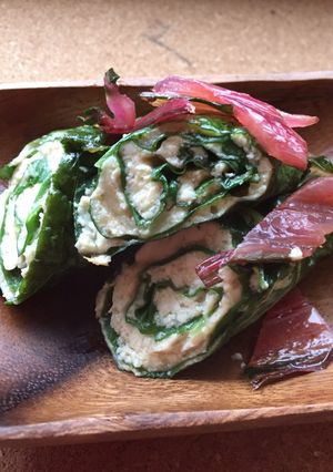 とりひき肉のスイスチャード包み-レシピのメイン写真