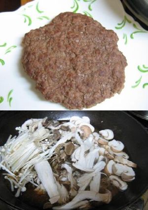 挽肉のステーキ-レシピのメイン写真