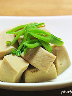 濃いめ味♪高野豆腐の含め煮-レシピのメイン写真
