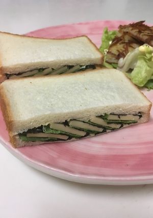 海苔とチーズと大葉のサンド-レシピのメイン写真