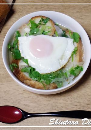 シンプルな☆コリアンダーとパンのスープ☆-レシピのメイン写真
