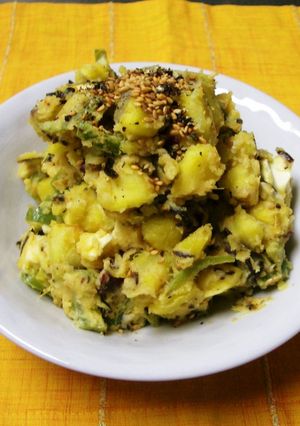 さつま芋と塩昆布のサラダ♪-レシピのメイン写真