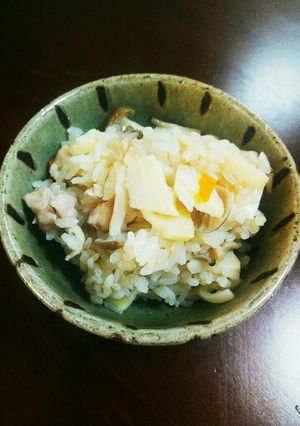 淡竹の炊き込みご飯(1合)-レシピのメイン写真