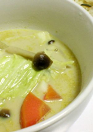 カレー気取りの豆乳スープ-レシピのメイン写真