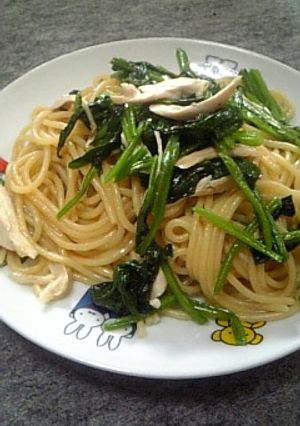 ささみとほうれん草のバター醤油パスタ-レシピのメイン写真