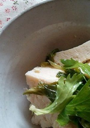 マヨセロリ豆腐-レシピのメイン写真