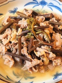 豚肉とわらびのさっと煮-レシピのメイン写真