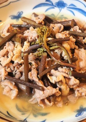 豚肉とわらびのさっと煮-レシピのメイン写真