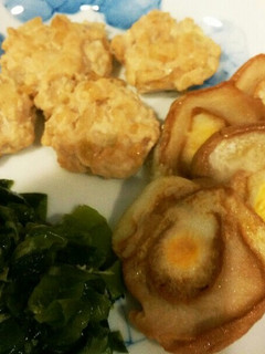 車麩とウズラの卵の焼き物-レシピのメイン写真