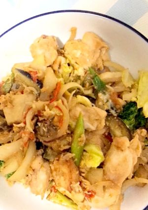 鶏肉と厚揚げと野菜のピリ辛炒め-レシピのメイン写真