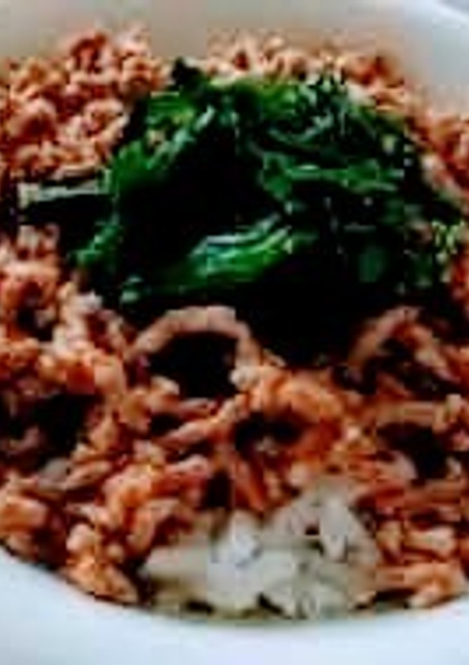 そぼろニラおひたし付丼簡単麺つゆ活用術❤-レシピのメイン写真