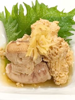 いなだの真子と白子の煮付け-レシピのメイン写真