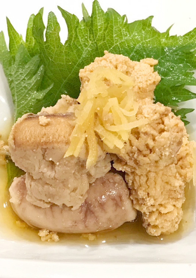 いなだの真子と白子の煮付け-レシピのメイン写真