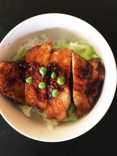 デミカツ丼♪(ご当地グルメ番組参考♪)-レシピのメイン写真
