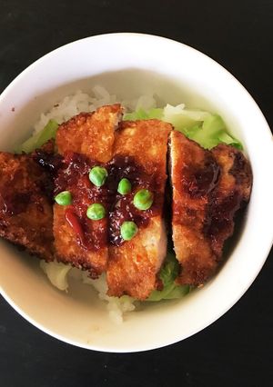 デミカツ丼♪(ご当地グルメ番組参考♪)-レシピのメイン写真