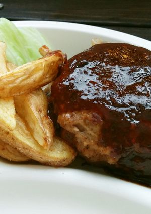 ハンバーグ-レシピのメイン写真