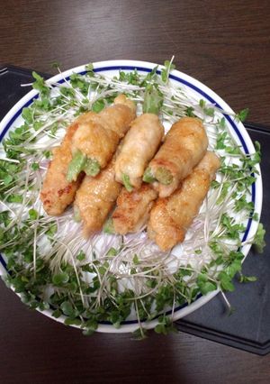 豚肉巻きスナップエンドウ-レシピのメイン写真