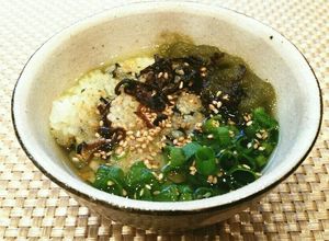 簡単♡ランチや〆に♡おこげ茶漬け♡-レシピのメイン写真