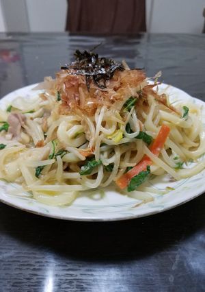 簡単ランチに味噌クリーム焼きうどん-レシピのメイン写真
