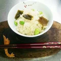 醤油こんぶの炊き込みご飯-レシピのメイン写真