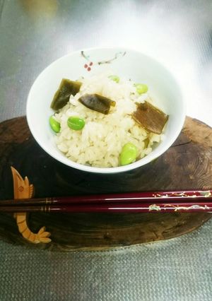 醤油こんぶの炊き込みご飯-レシピのメイン写真