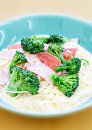 簡単！アレンジ・素麺のカルボナーラ風♪-レシピのメイン写真