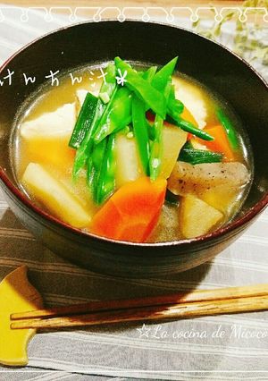 野菜たっぷりヘルシー♪＊けんちん汁＊-レシピのメイン写真