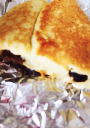 レーズンきなこホットケーキ-レシピのメイン写真