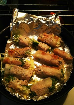 水菜の肉巻きマヨソテー-レシピのメイン写真