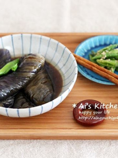 おふくろの味!とろけるなすの揚げ浸し*-レシピのメイン写真