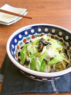 キャベツとしらすのおかか胡麻和え-レシピのメイン写真