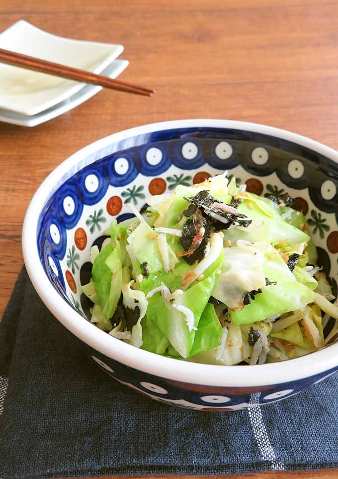 キャベツとしらすのおかか胡麻和え-レシピのメイン写真