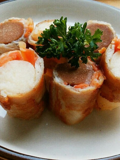 犬ご飯 いろいろ肉巻き-レシピのメイン写真
