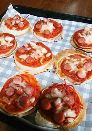 新玉葱のピザ♪オールシーズン玉ねぎでも！-レシピのメイン写真