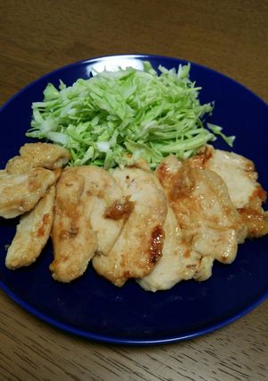 鶏むね肉の味噌焼き-レシピのメイン写真