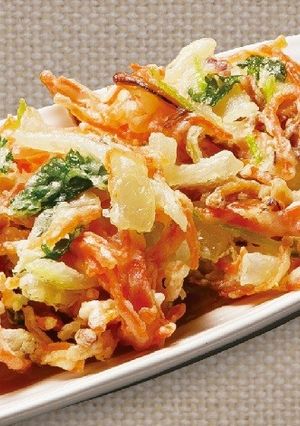 サクっと美味しい♪いか人参かき揚げ-レシピのメイン写真