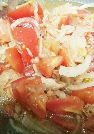 新玉ねぎとトマトとツナのマリネ。-レシピのメイン写真