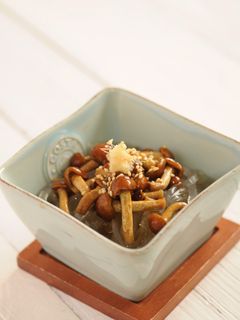 ところてんwithなめこ-レシピのメイン写真