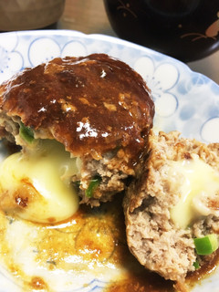 簡単♪チーズインハンバーグ☆-レシピのメイン写真