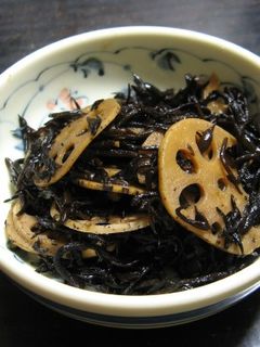 マクロビ:ひじき蓮根-レシピのメイン写真