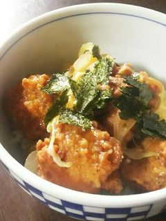 冷食から揚げでズボラ親子丼-レシピのメイン写真