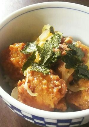 冷食から揚げでズボラ親子丼-レシピのメイン写真
