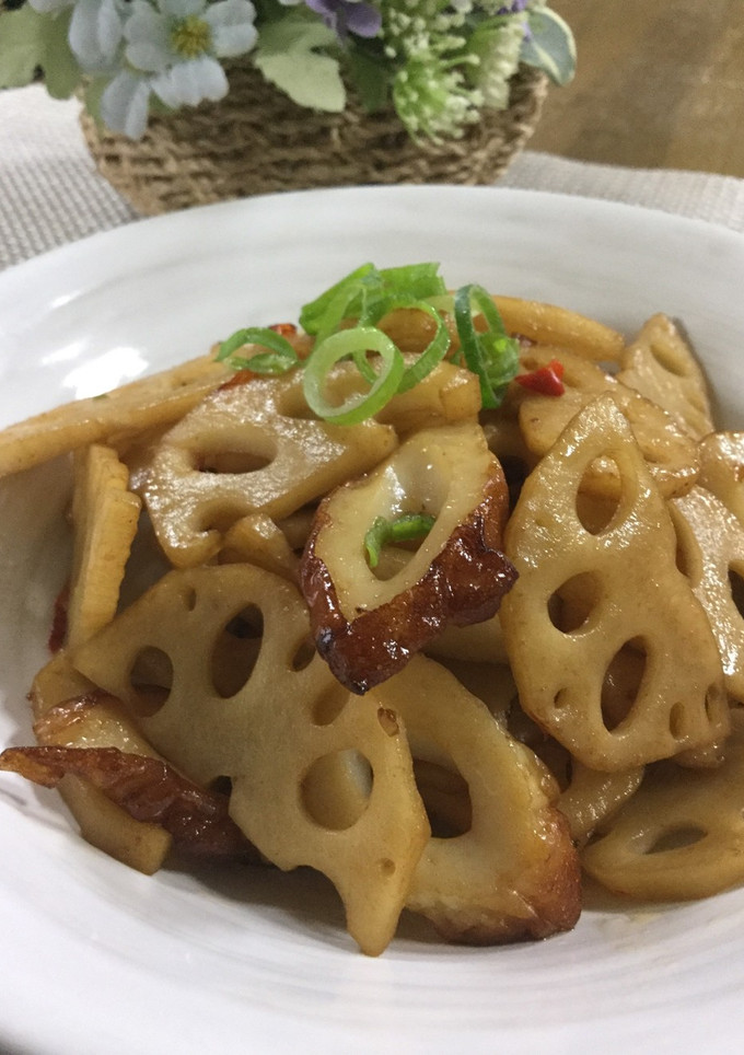 簡単！蓮根の炒め物♡-レシピのメイン写真