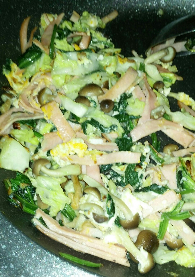 簡単！ハムと野菜の卵とじ☆-レシピのメイン写真