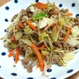 クミンの香り♪ひき肉入り野菜炒め