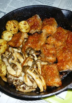 カッパ肉の焼き肉風ピリ辛炒め-レシピのメイン写真