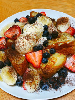 カフェ風おしゃれなフレンチトースト♡-レシピのメイン写真