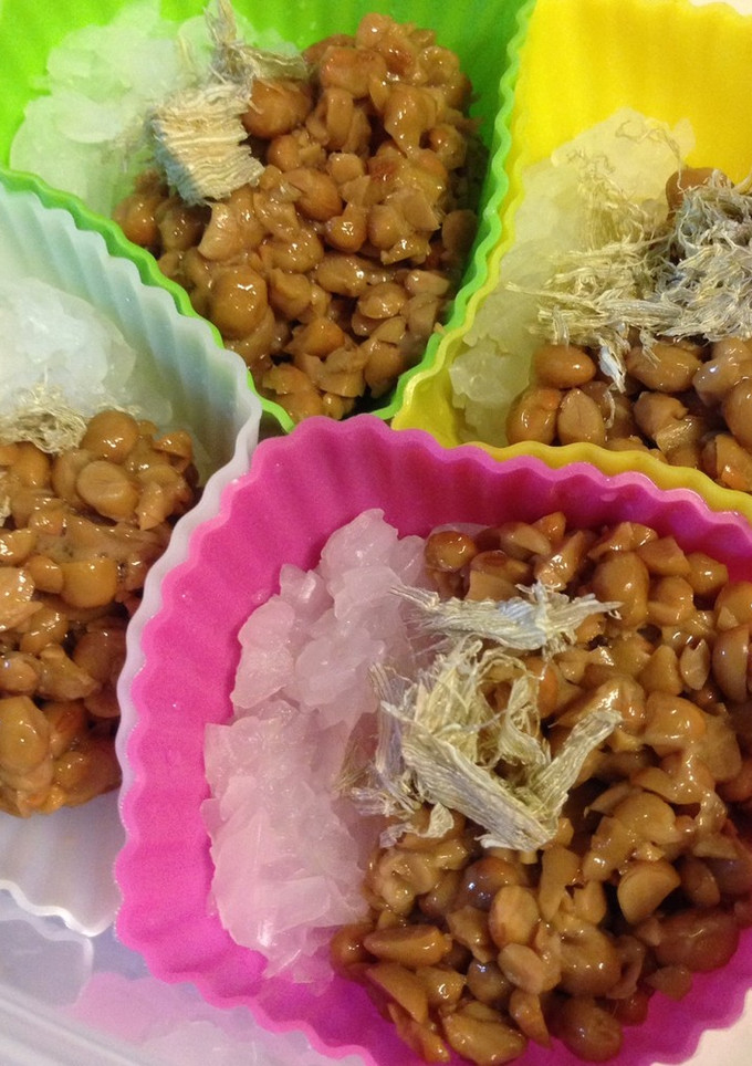 納豆と玉ねぎとおぼろ昆布のあえもの-レシピのメイン写真