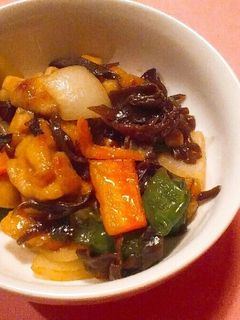 鶏もも肉の黒酢炒め-レシピのメイン写真